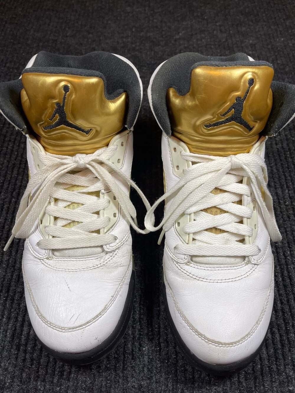 Nike Air Jordan 5 Retro White Metallic Gold